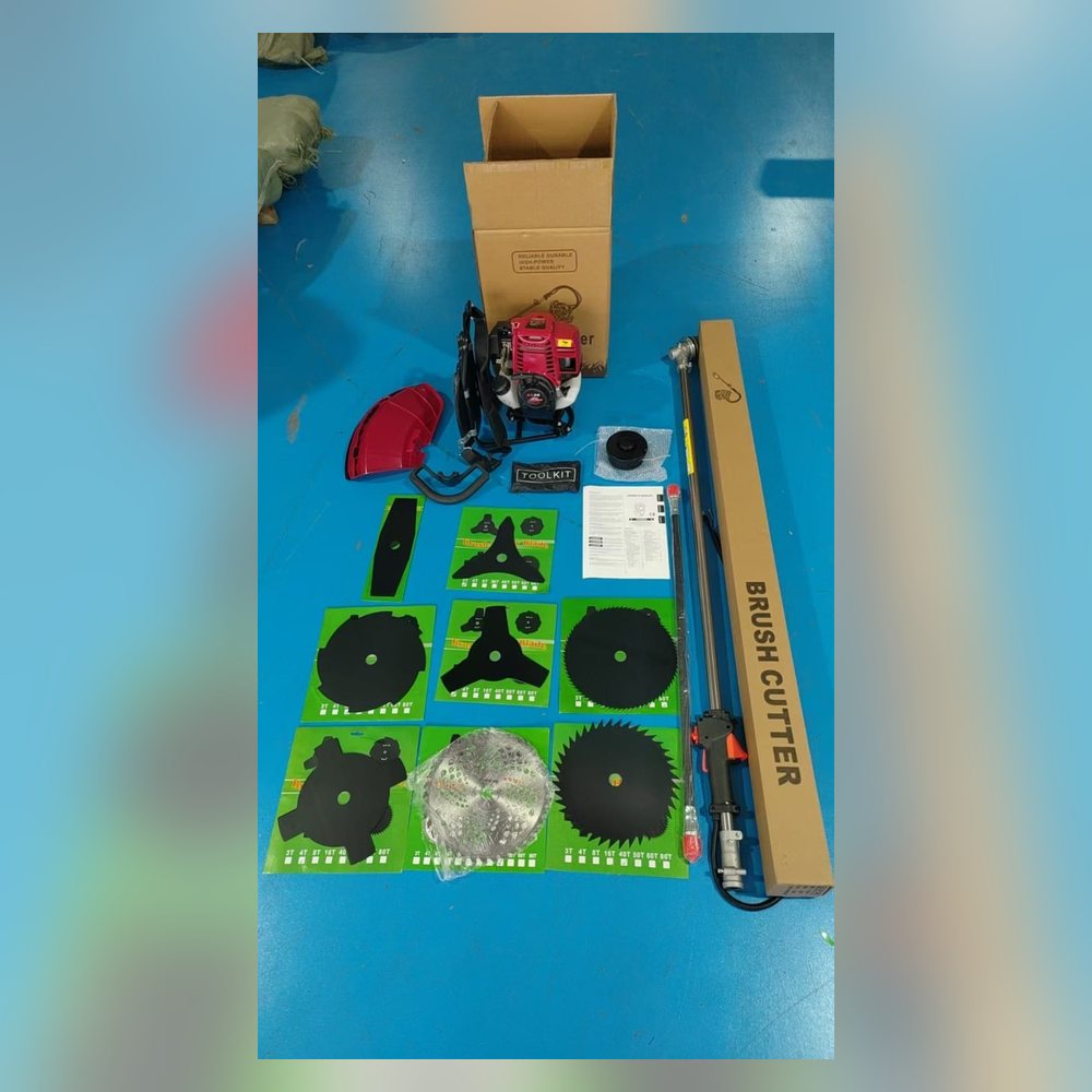 backpack brush cutter 9 blades