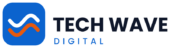 techwave logo dark text
